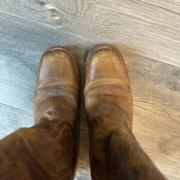 Frye Brown Leather Boots - Picture 6 of 9